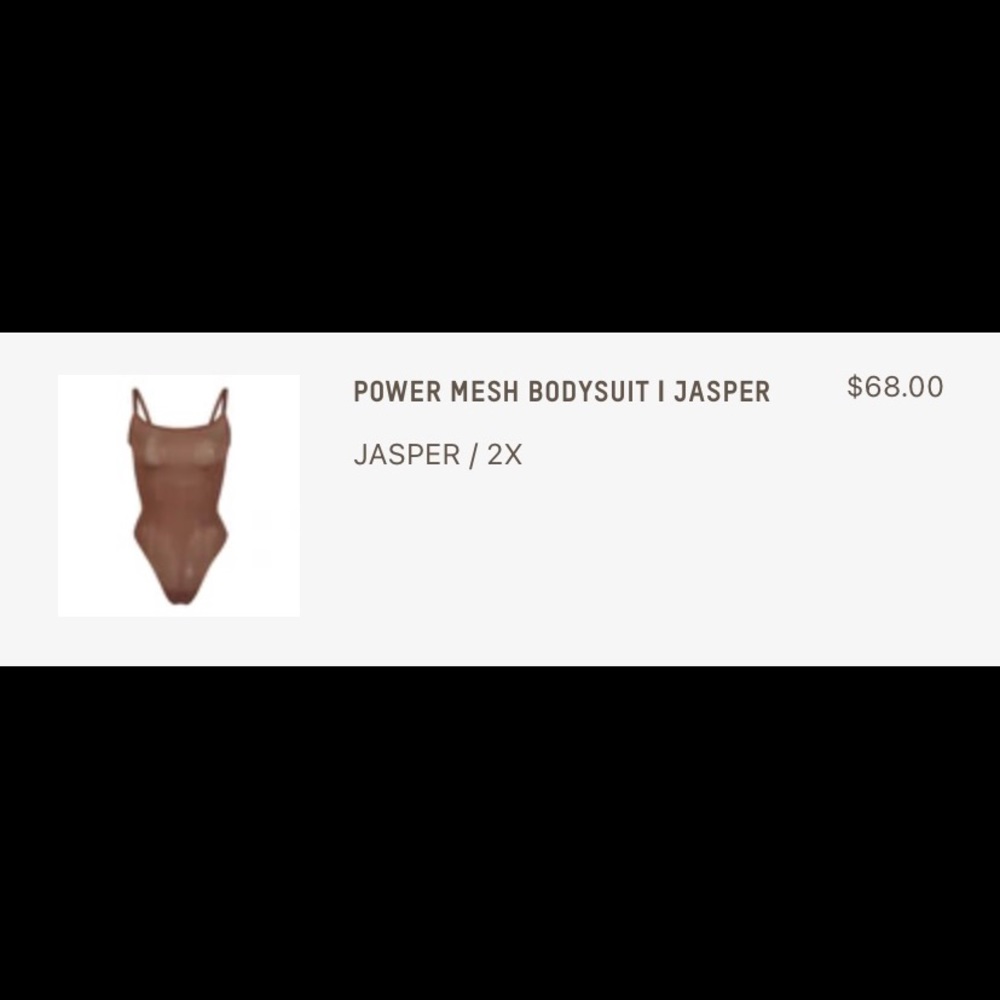 SKIMS Powermesh sculpting bodysuit!! LIKE NEW AND NO LONGER AVAILABLE ONLINE**